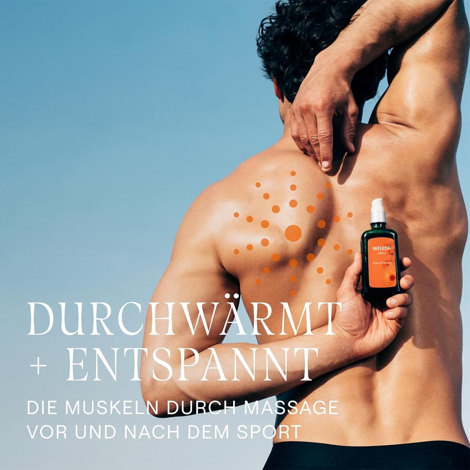 e4b1a1d4bc977fa117cc01f31abd615c.jpg 200ml Bio Arnika Massageöl bei Muskelkater und Verspannung – Naturkosmetik Sportöl mit Lavendel & Rosmarin – WELEDA