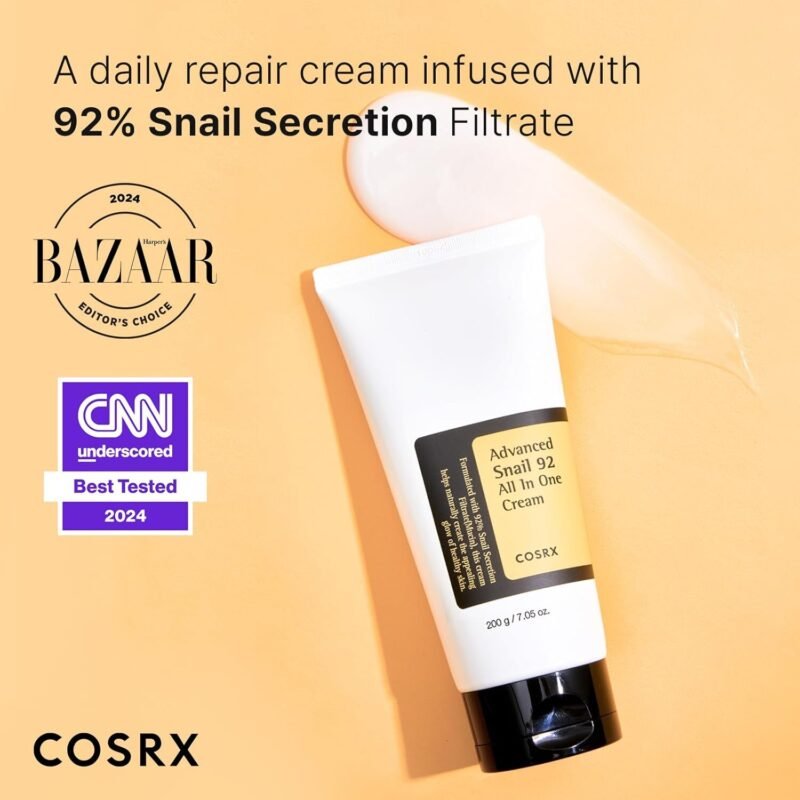 200g Snail Mucin Gesichtscreme – Feuchtigkeit & Anti-Falten für sensible Haut | COSRX