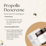 30ml Deocreme ohne Aluminium – Mit Propolis & Lemongrass, Peelingeffekt, vegan | Bedrop