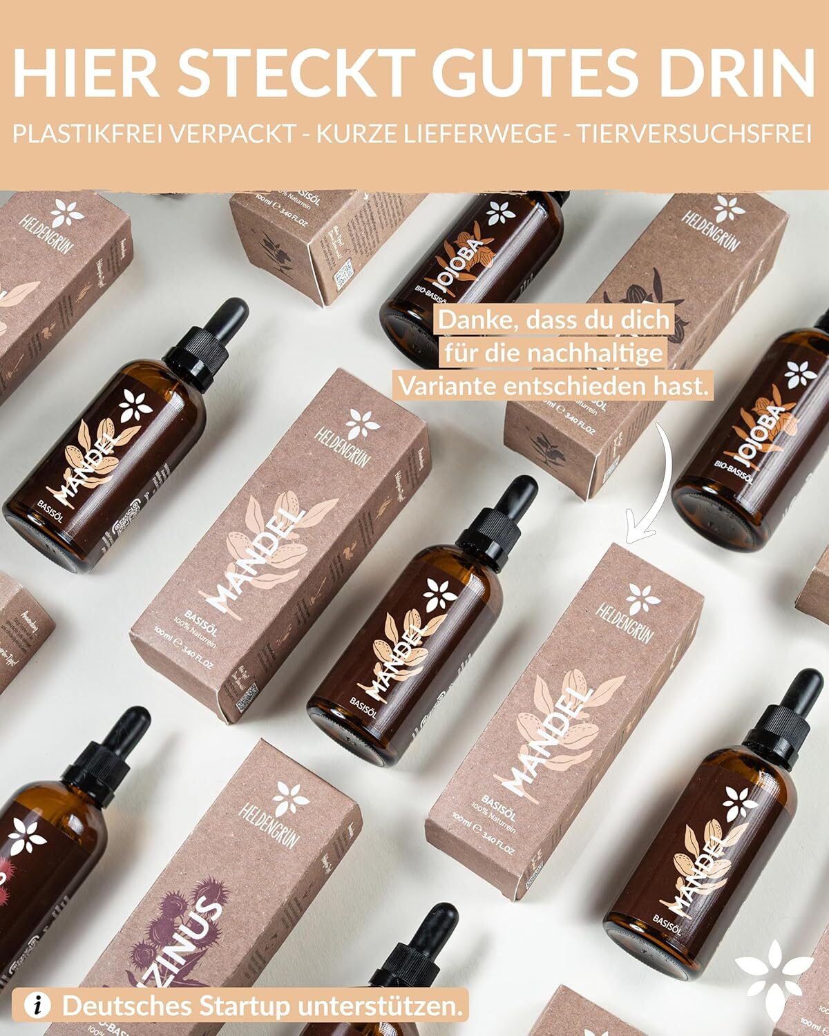 Bio Mandelöl für empfindliche Haut – 100 % naturrein, kaltgepresst & dermatologisch getestet für sanfte Pflege