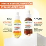 30ml Vitamin C Glow Booster Serum – Für strahlenden, ebenmäßigen Teint – Garnier