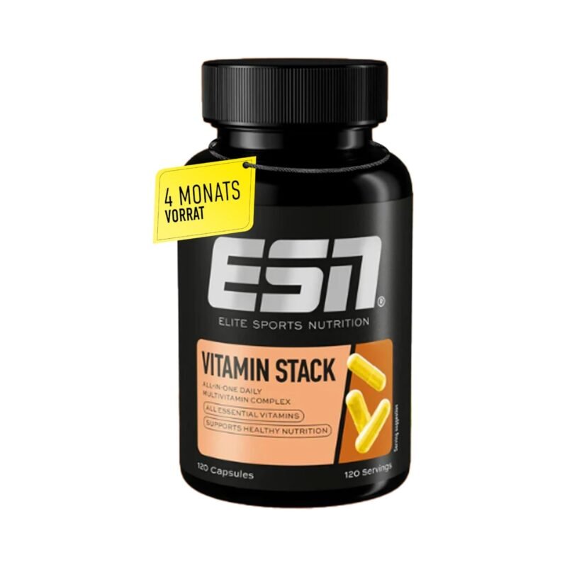 120 Kapseln Multivitamin Kapseln hochdosiert vegan ESN