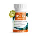 120 Tabletten Vitamin D3 K2 Tabletten 5000 IE D3 200 mcg K2 ProFuel