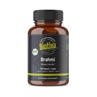 150 Kapseln Brahmi Kapseln Bio 500 mg Bacopa Monnieri vegan Biotiva