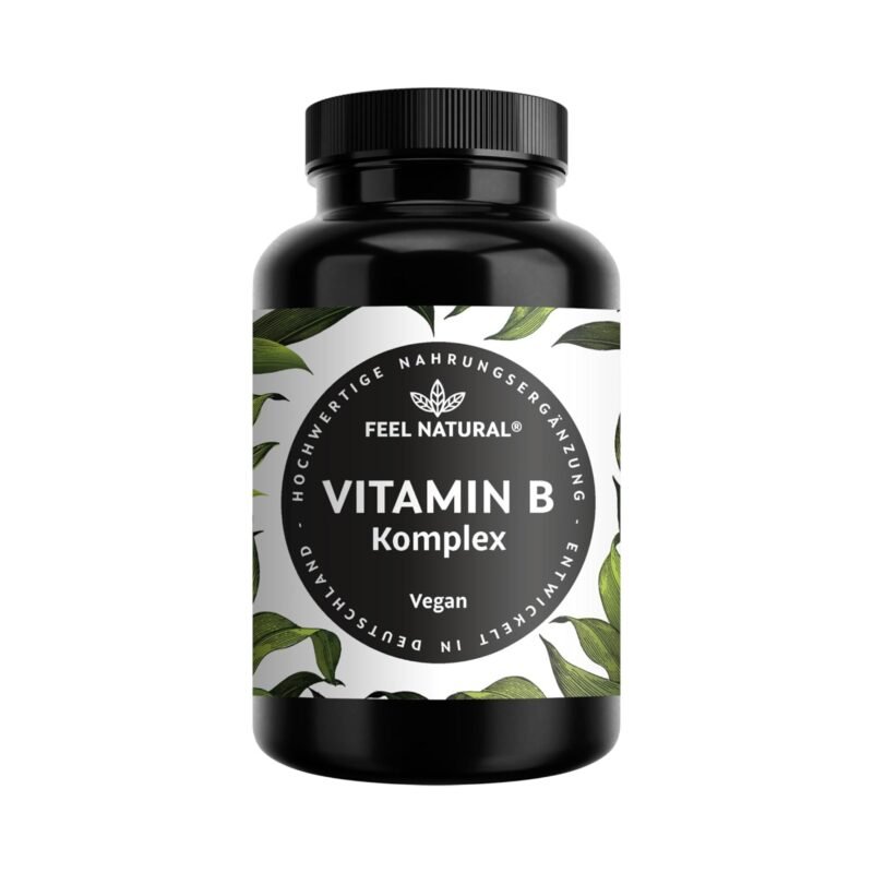 180 Kapseln Vitamin B Komplex Kapseln hochdosiert vegan Feel Natural