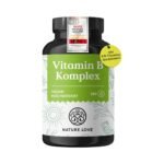 180 Kapseln Vitamin B Komplex Kapseln hochdosiert vegan NATURE LOVE®