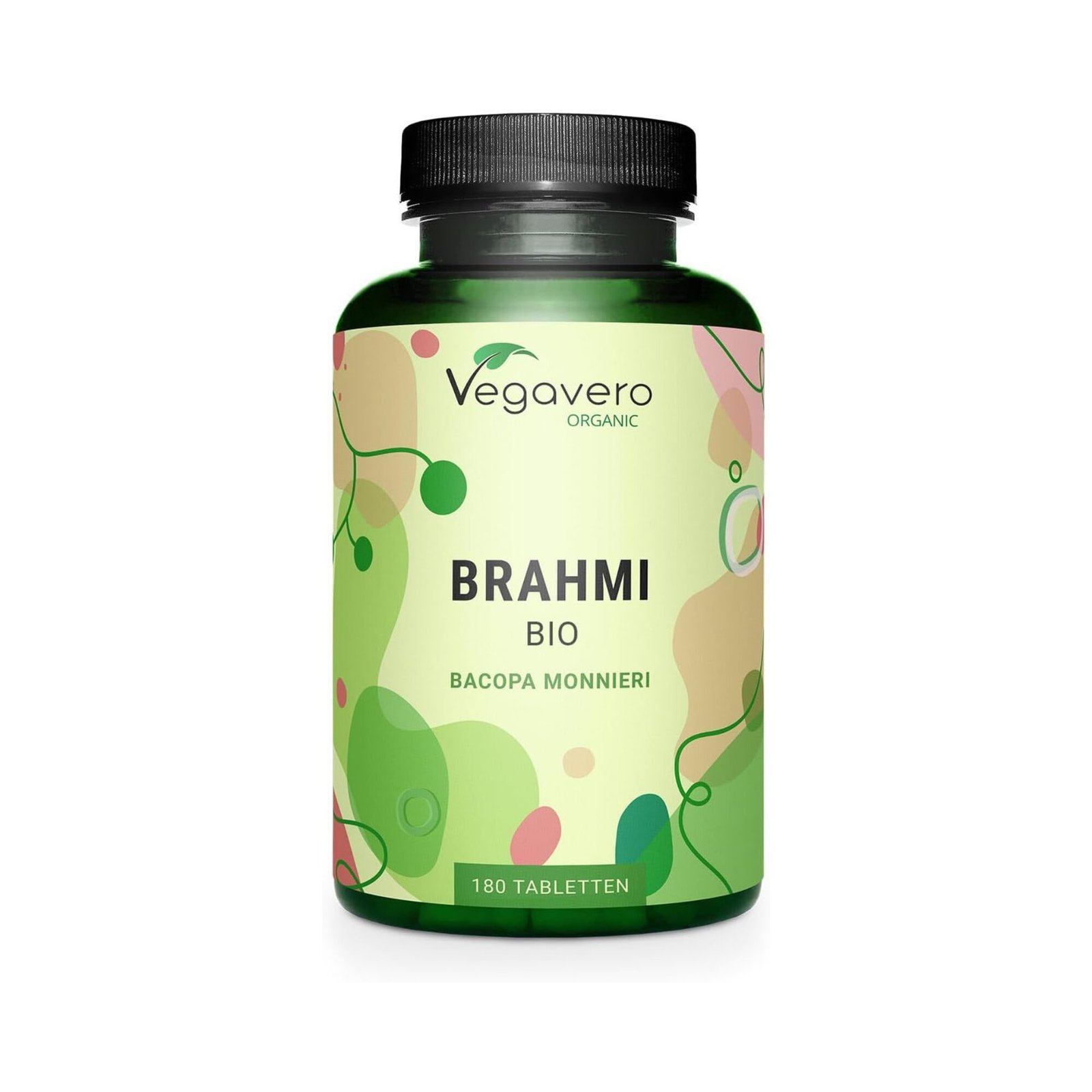 180 Tabletten Brahmi Bio hochdosiert mit 1500 mg Bacopa monnieri Pulver