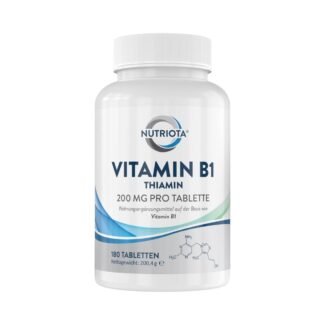 180 Tabletten Vitamin B1 Tabletten 200 mg hochdosiert vegan Nutriota