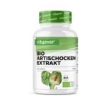 240 Kapseln Bio Artischocken Extrakt 1800 mg 2,5% Cynarin vegan Vit4ever