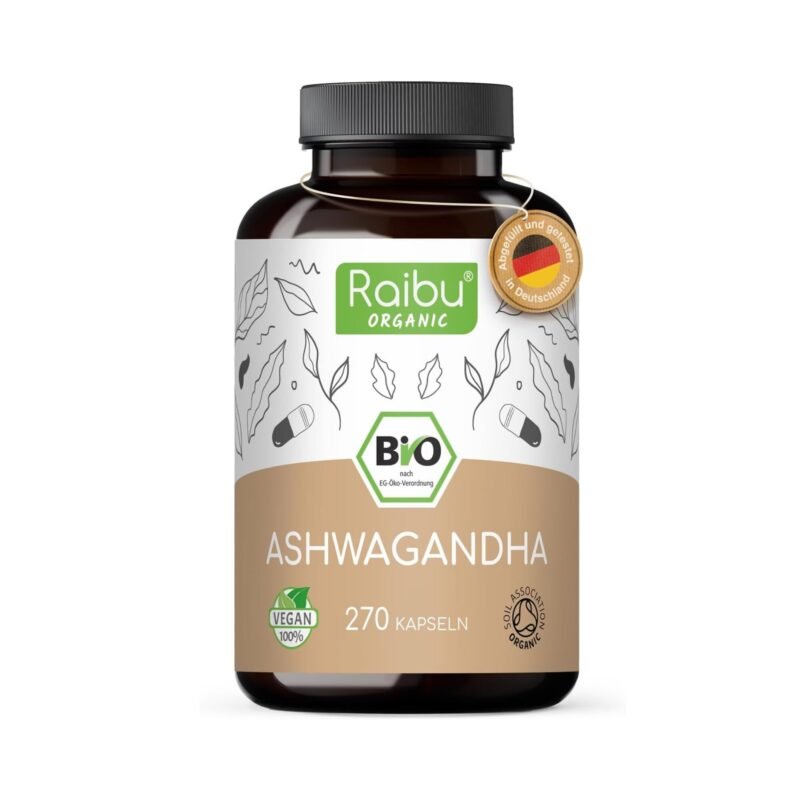 270 ashwagandha kapseln bio hochdosiert 2400mg vegan