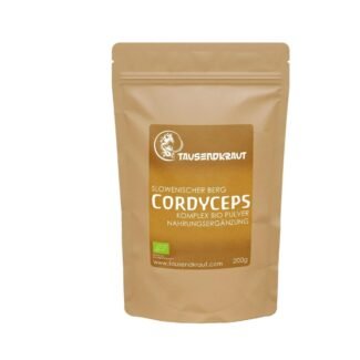200g cordyceps pulver bio vitalpilz vegan premiumqualität