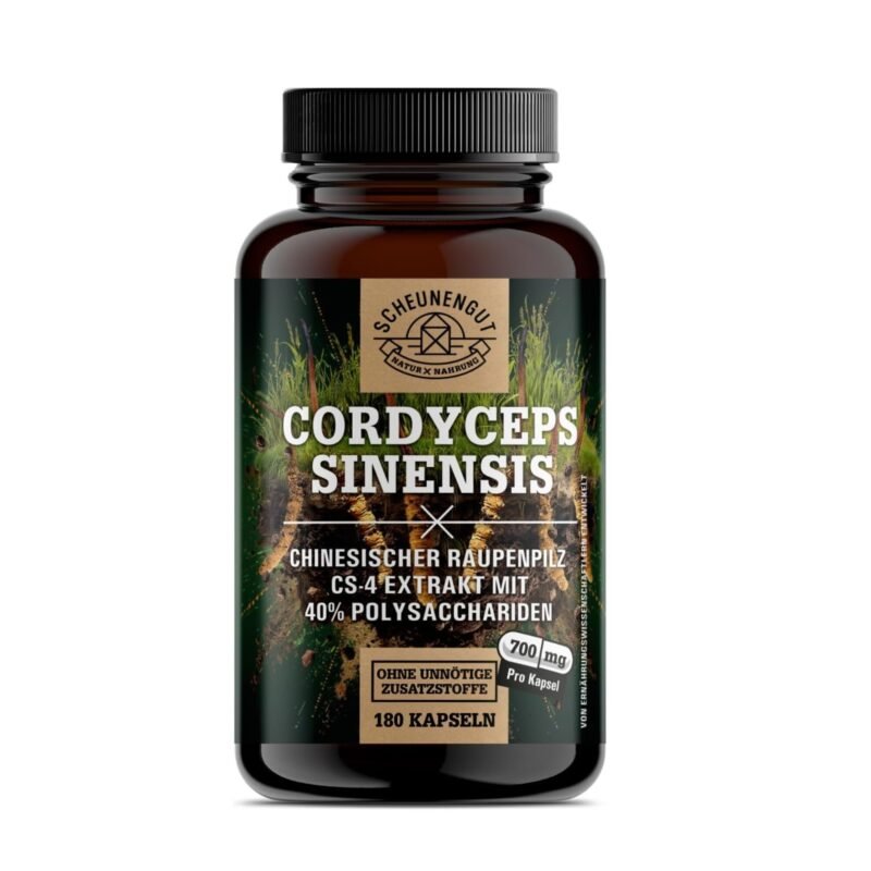 140 kapseln cordyceps kapseln hochdosiert vegan polysaccharide
