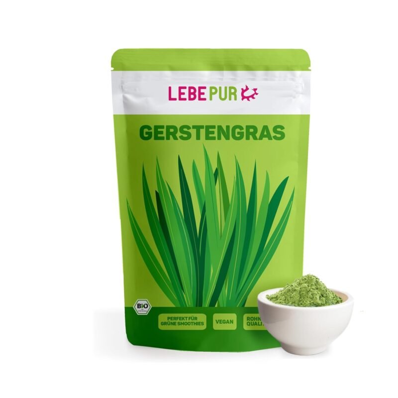 500 g gerstengras pulver bio rohkost vegan