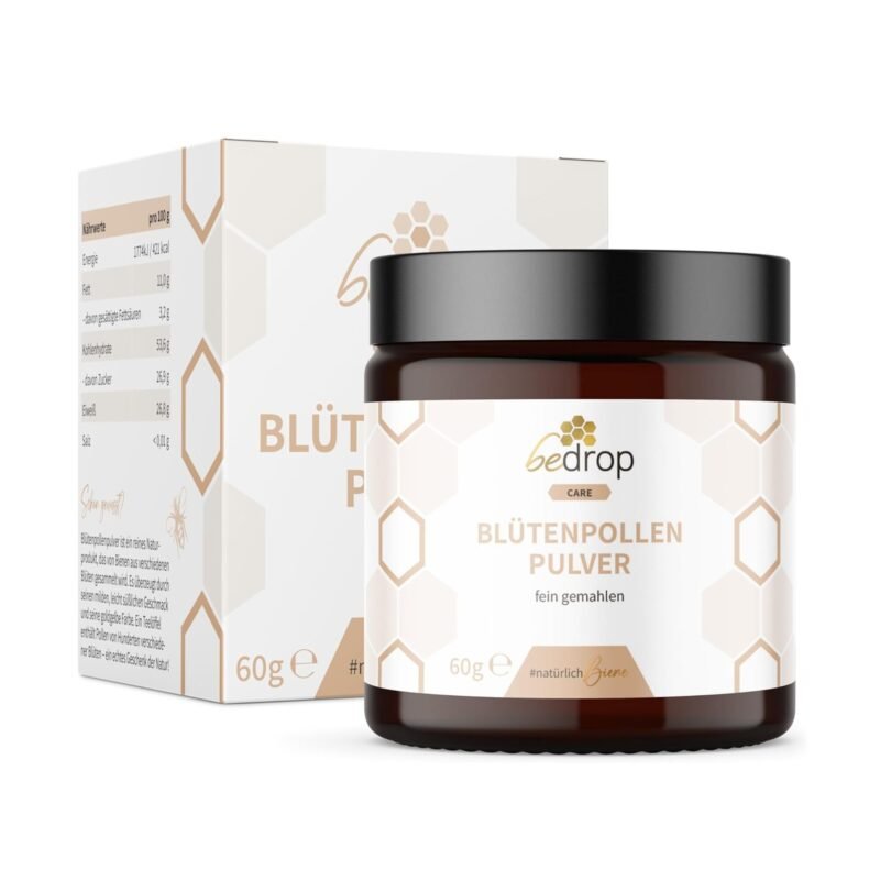 60g blütenpollen pulver gemahlen naturrein ohne zusätze