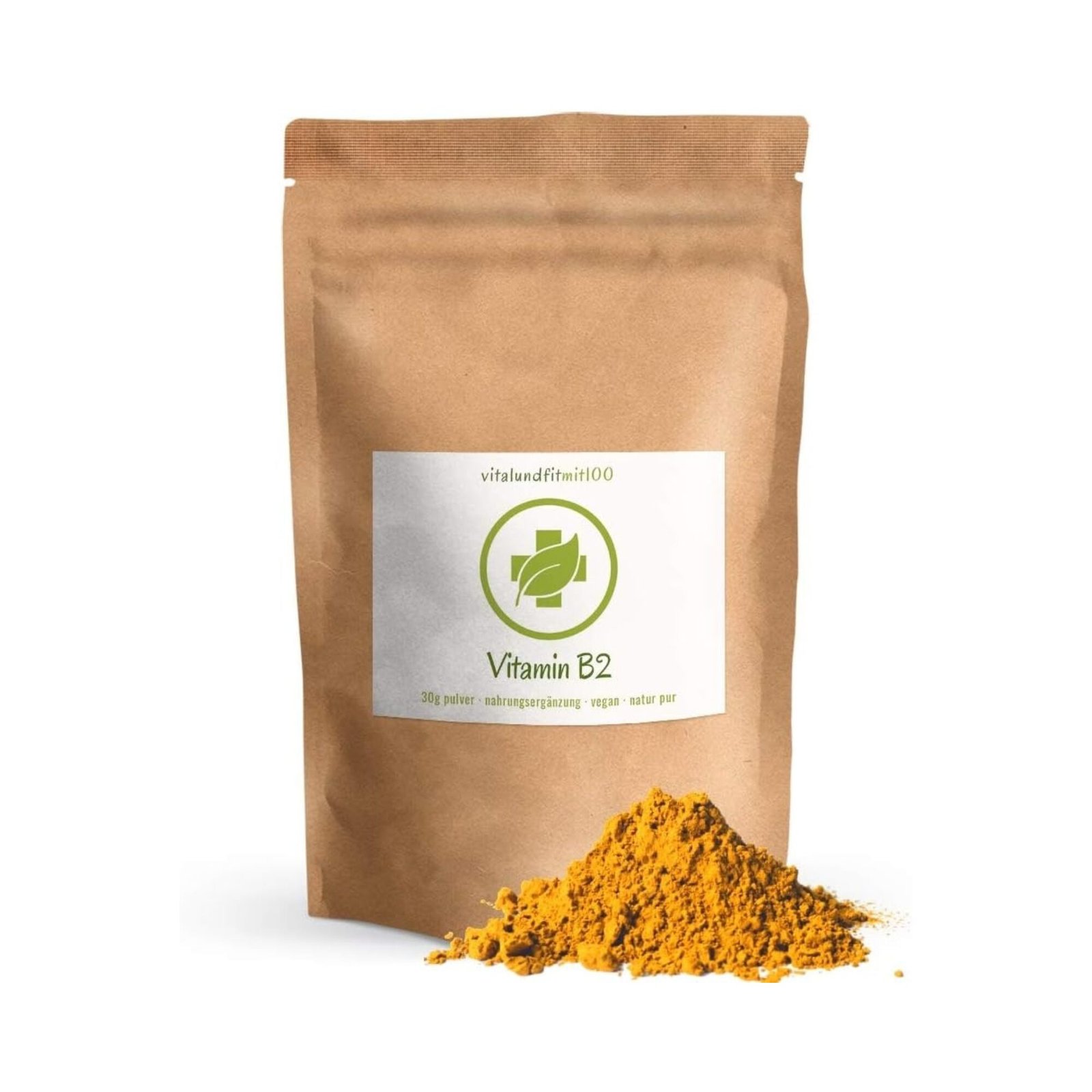 30g Vitamin B2 Pulver Riboflavin vegan glutenfrei laktosefrei 30g Vitamin B2 Pulver Riboflavin vegan glutenfrei laktosefrei