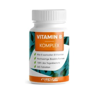 365 Tabletten Vitamin B Komplex Tabletten hochdosiert vegan ProFuel