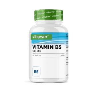 365 Tabletten Vitamin B5 Tabletten 500 mg hochdosiert vegan Vit4ever