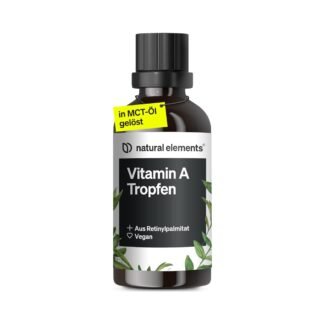 50 ml Vitamin A Tropfen hochdosiert vegan natural elements