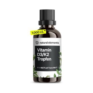 50ml Vitamin D3 K2 Tropfen Premium hochdosiert K2VITAL® Kappa