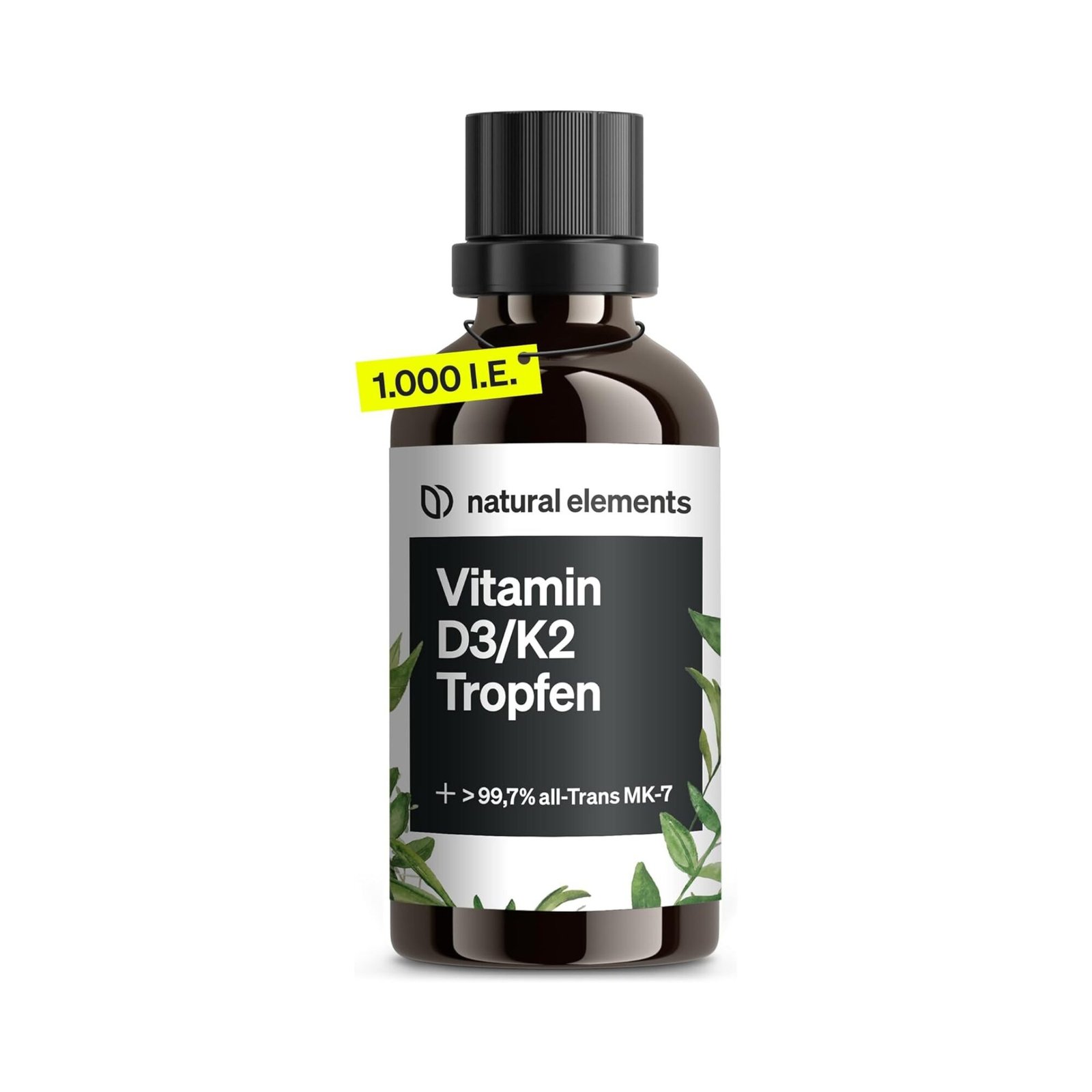 50ml Vitamin D3 K2 Tropfen Premium hochdosiert K2VITAL® Kappa
