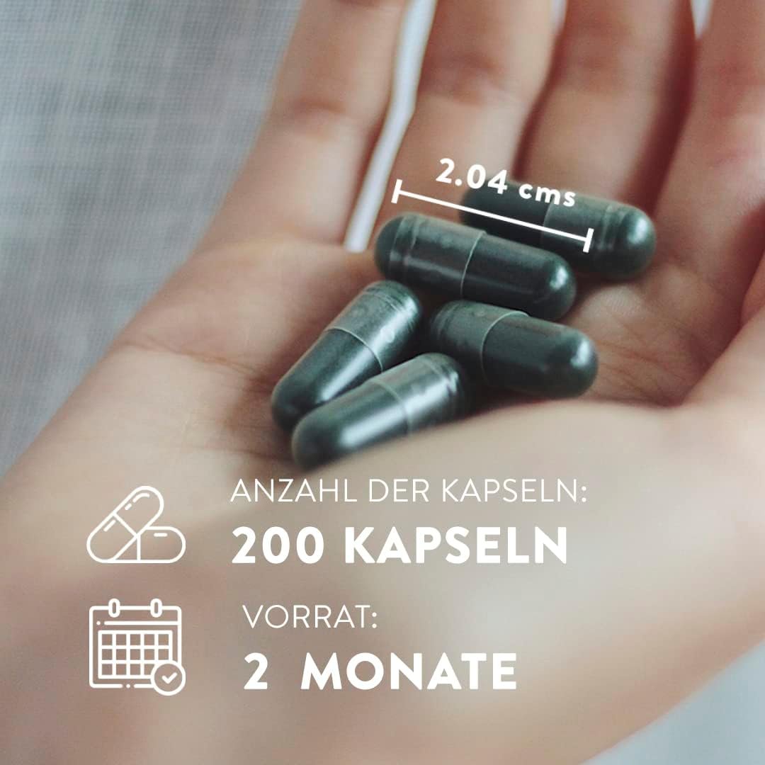 51yiI7mVLlL._AC_SL1080_ 200 Spirulina chlorella kapseln bio hochdosiert 1800mg | AAVALABS