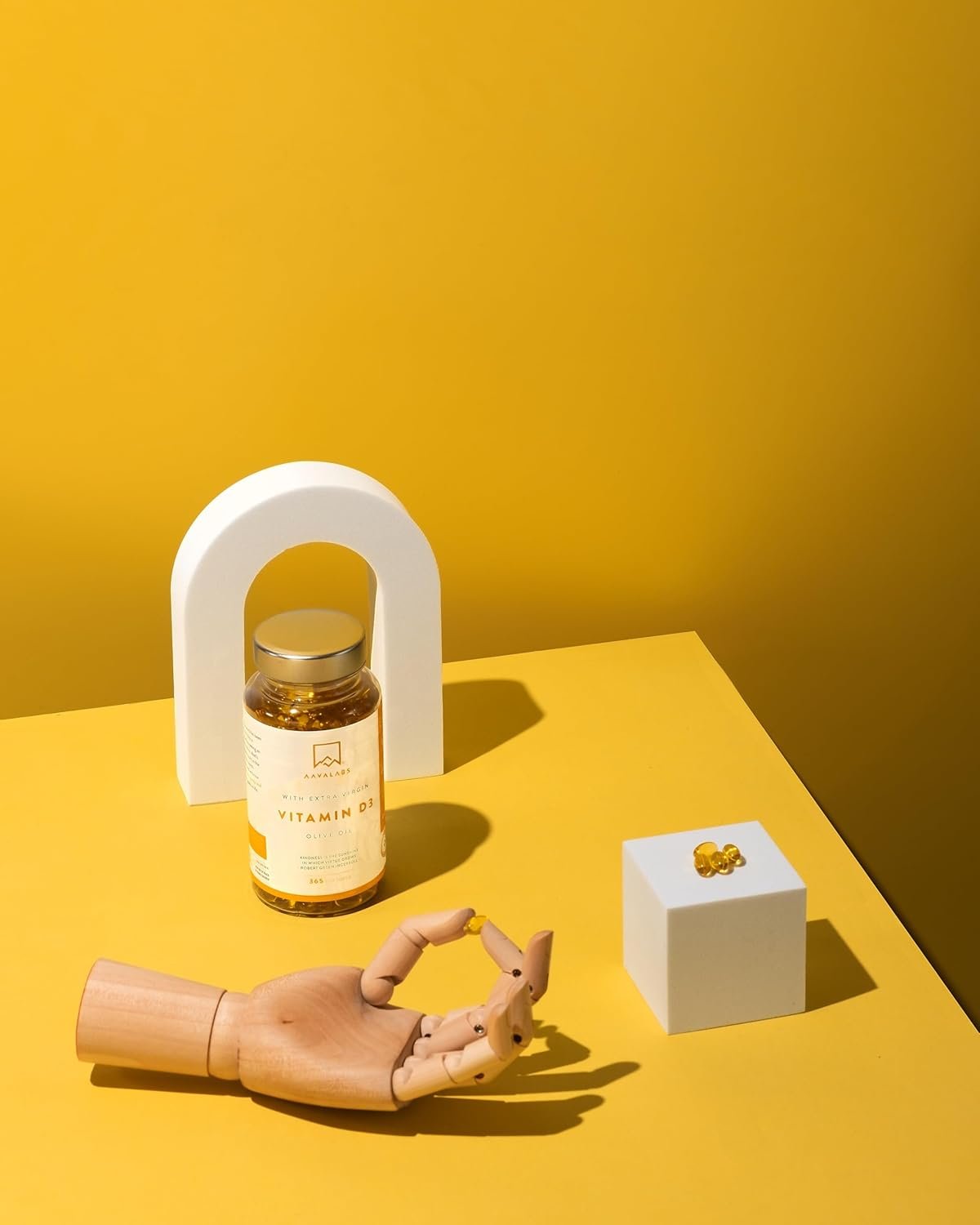 365 Kapseln Vitamin D3 Kapseln 5000 IU hochdosiert glutenfrei AAVALABS