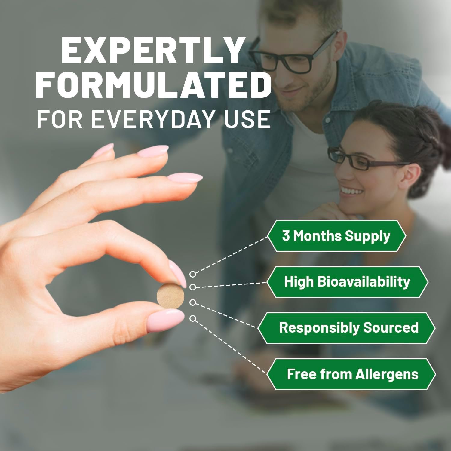 180 ginkgo biloba koreanischer ginseng tabletten – 16000 mg – Vegan – Made in Großbritannien