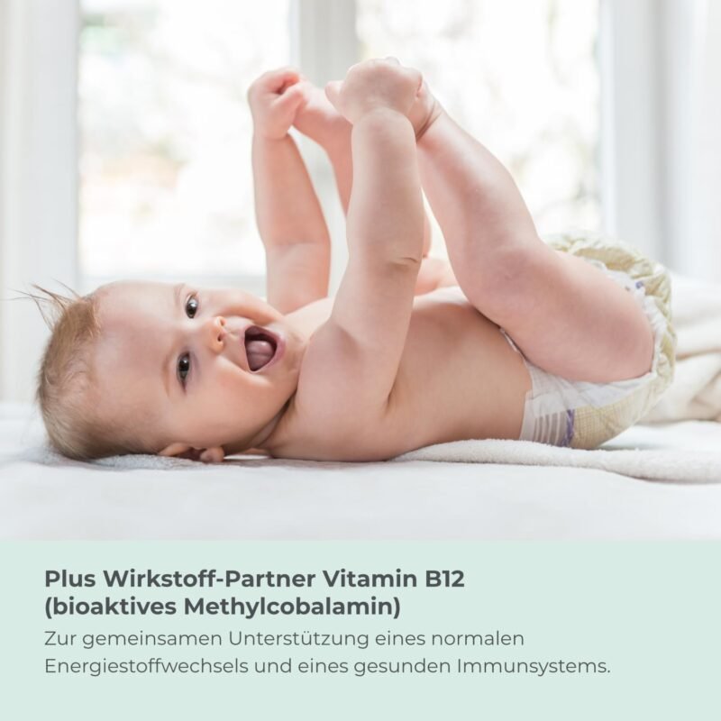 180 Tabletten Folsäure Tabletten 800 μg Folat & 25 μg Vitamin B12 vegan Cosphera