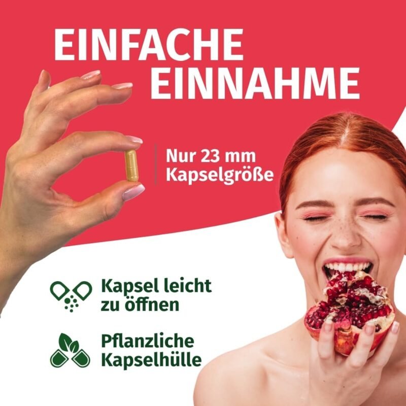120 Granatapfel Kapseln hochdosiert 50:1 Extrakt vegan | Green Naturals