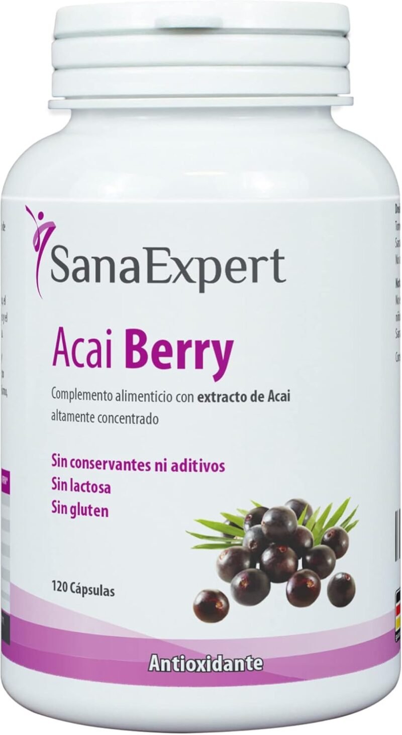 120 Acai kapseln hochdosiert vegan antioxidativ | SanaExpert