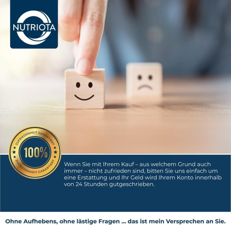 180 Kapseln Vitamin B1 Kapseln 250 mg hochdosiert vegan Nutriota