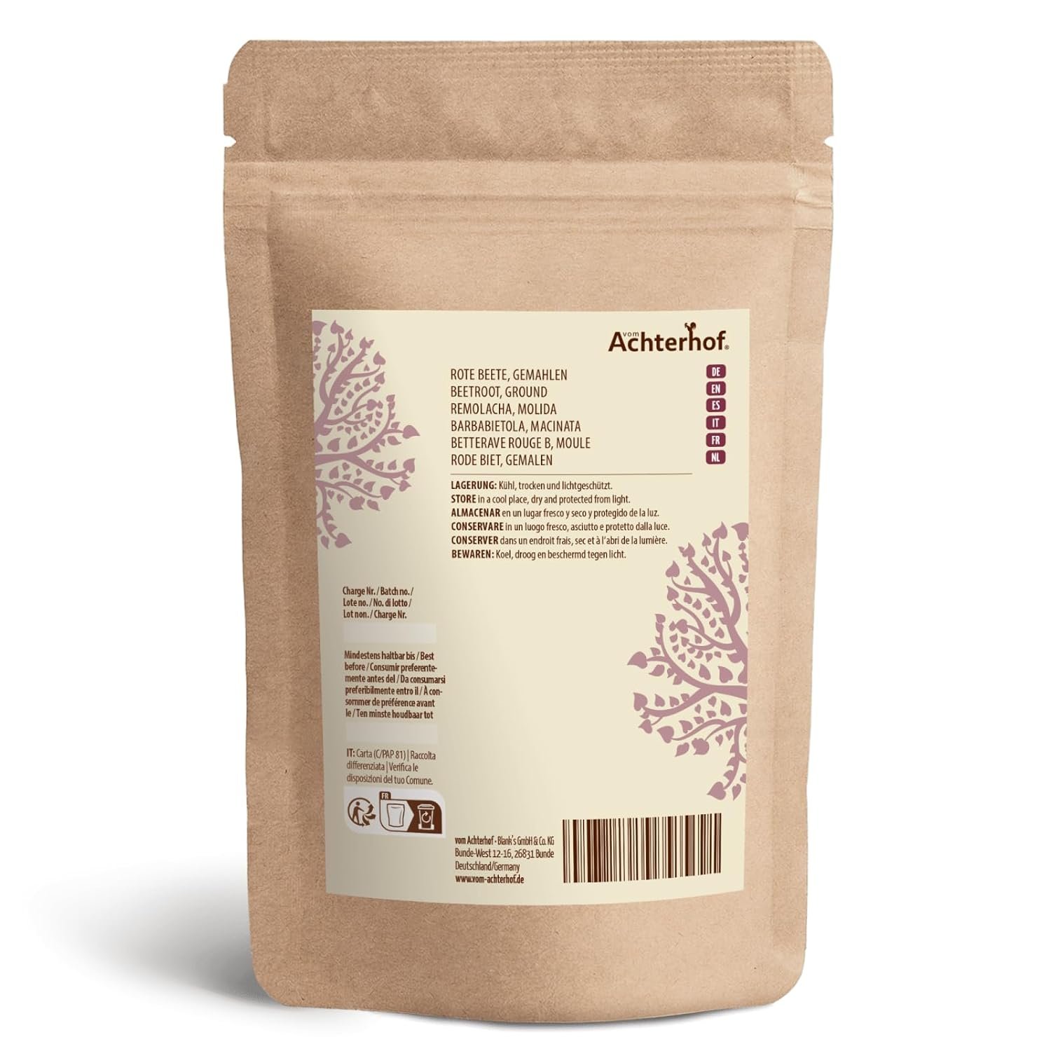 71I+cLUp2EL._SL1500_ 250 g Beetroot Pulver vielseitig einsetzbar roh & gekocht | Achterhof