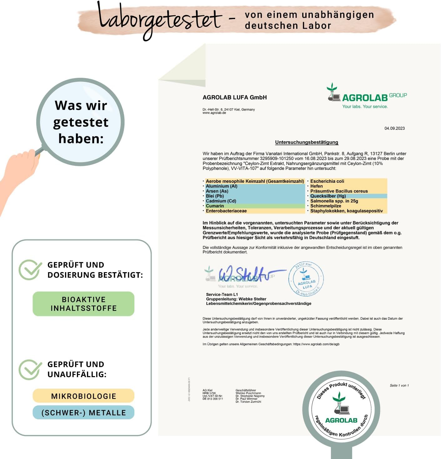 120 ceylon zimt kapseln – 2500 mg Extrakt – Laborgeprüft & Vegan