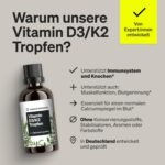 50ml Vitamin D3 K2 Tropfen Premium hochdosiert K2VITAL® Kappa