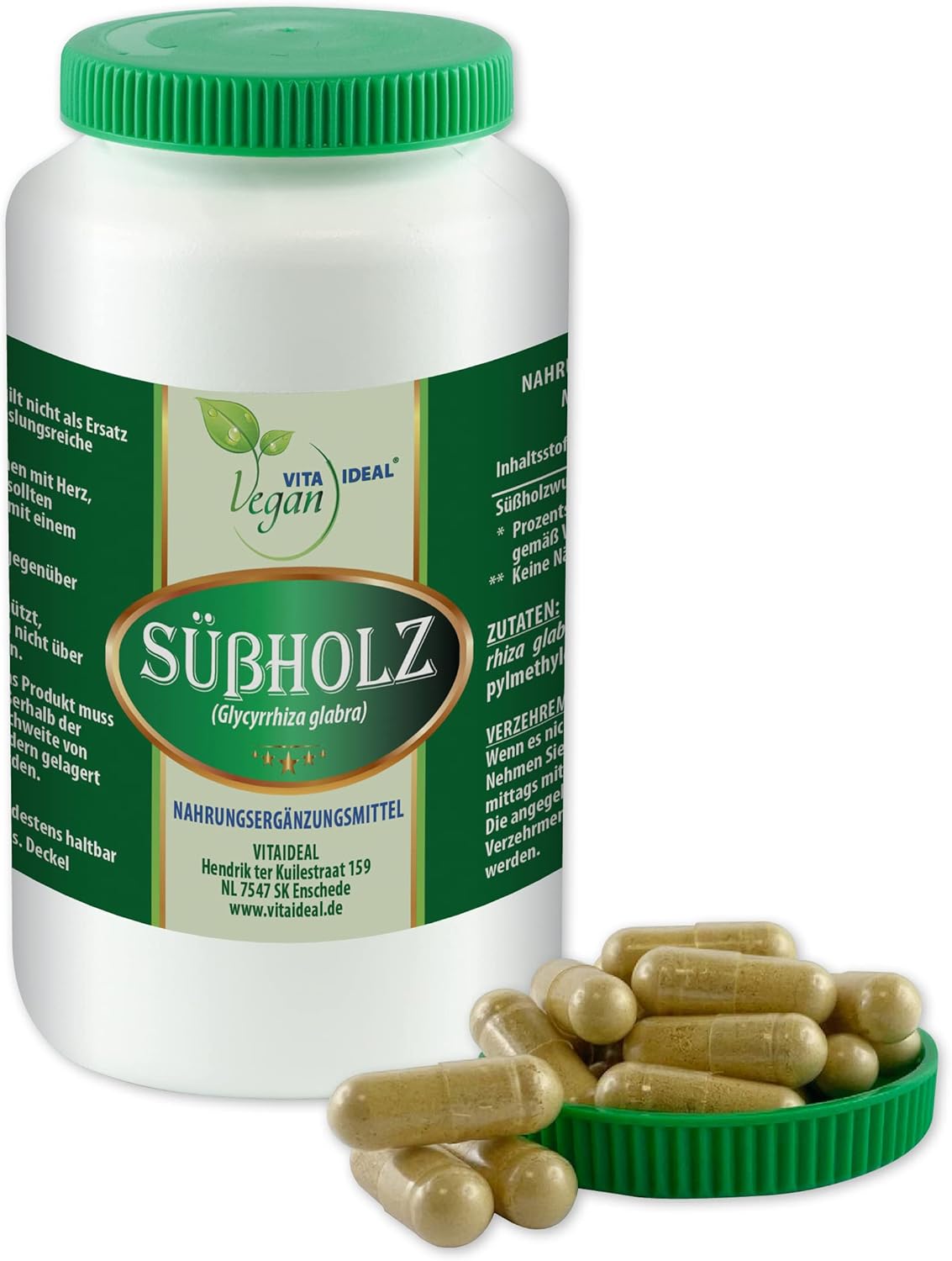 120 süßholz kapseln – 700 mg Tagesportion – Vegan & rein natürlich