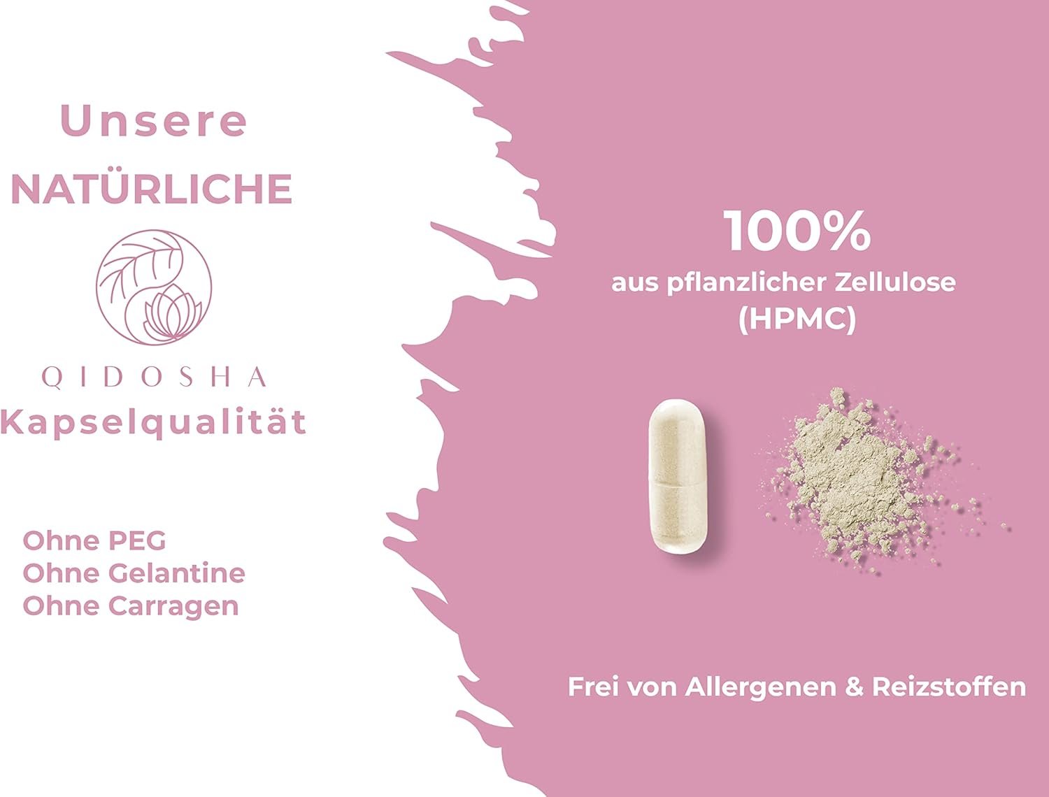 180 Shatavari kapseln bio hochdosiert 1500mg vegan | QIDOSHA