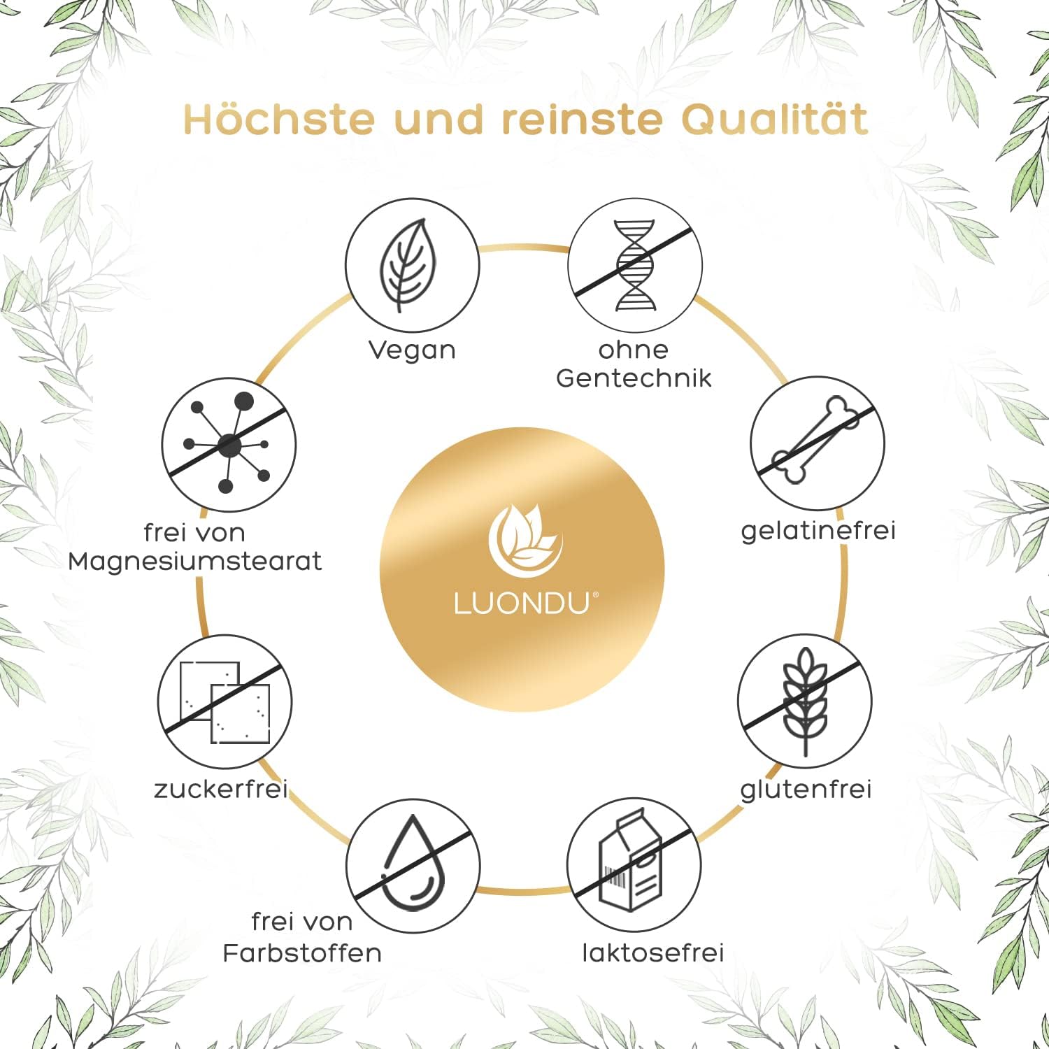 90 grüntee extrakt kapseln – Hochdosiert mit 2250mg Extrakt & 339mg EGCG – Vegan