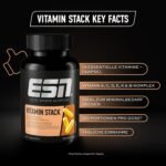 120 Kapseln Multivitamin Kapseln hochdosiert vegan ESN