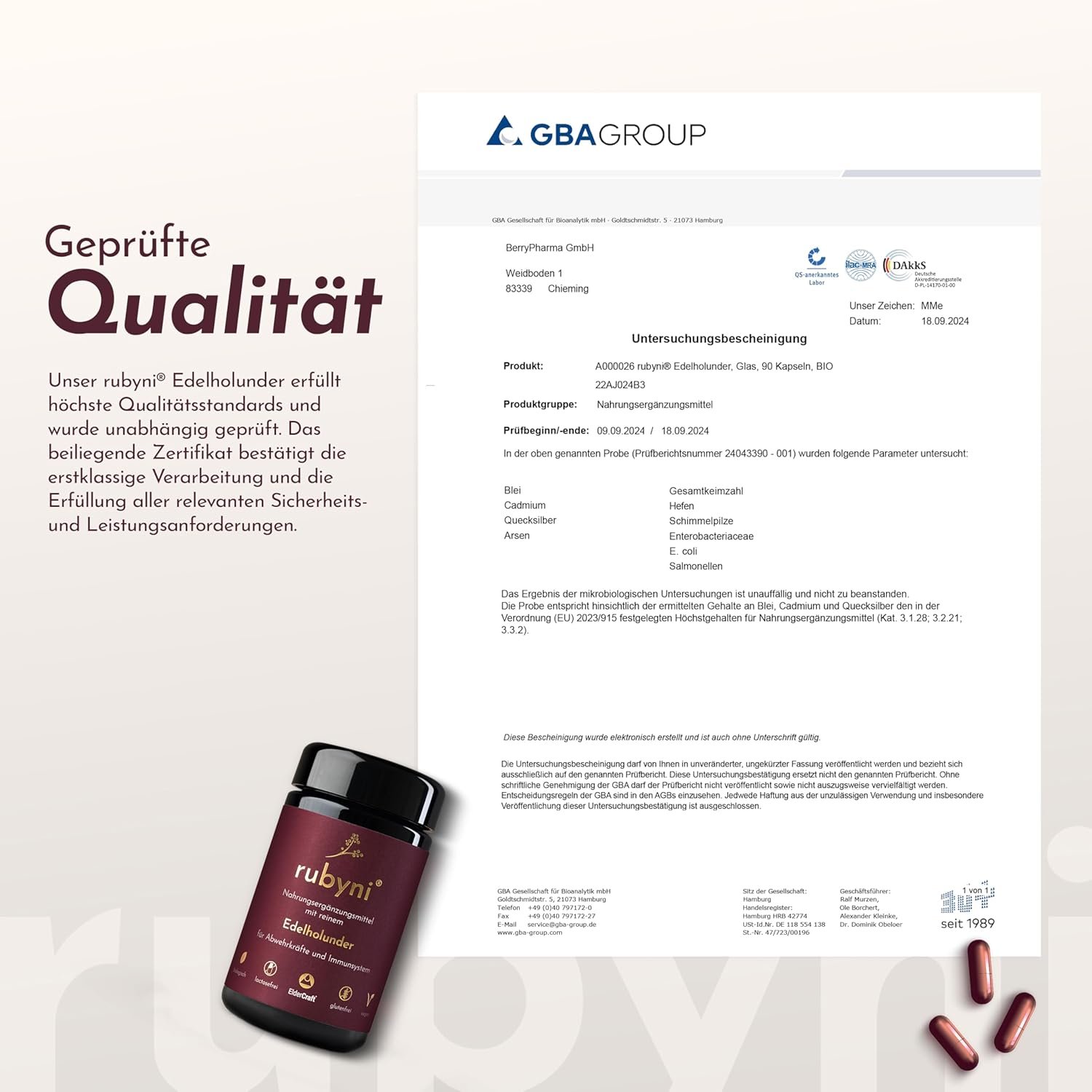 90 Holunder kapseln bio hochdosiert immunbooster vegan | Rubyni