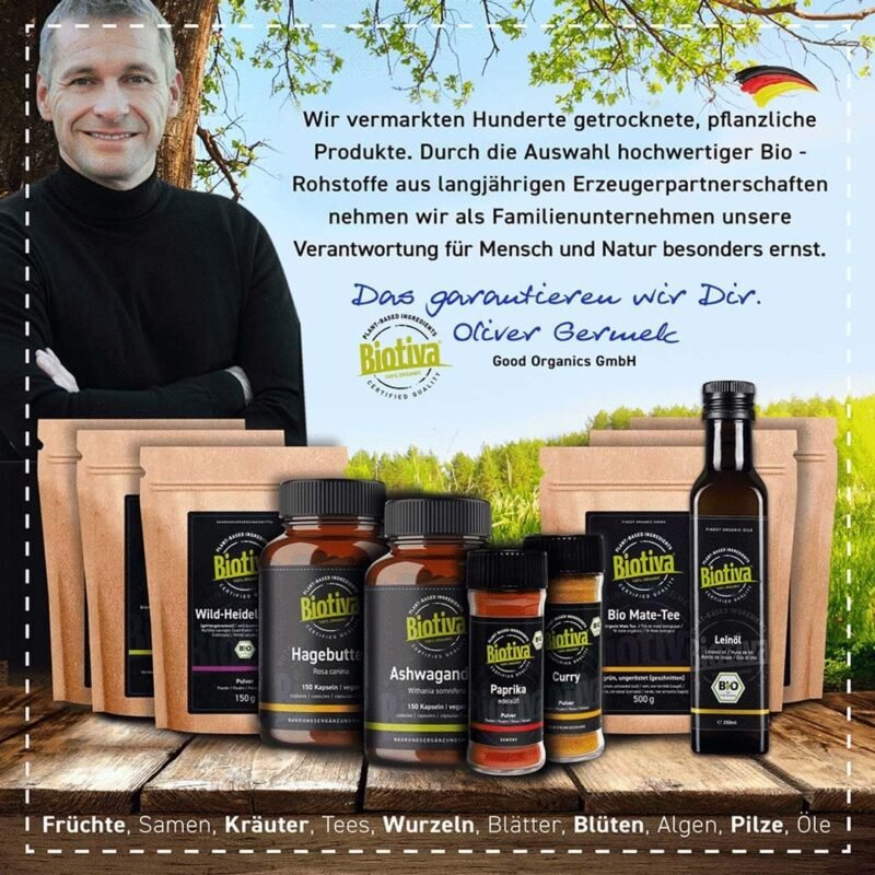 150 Kapseln Brahmi Kapseln Bio 500 mg Bacopa Monnieri vegan Biotiva