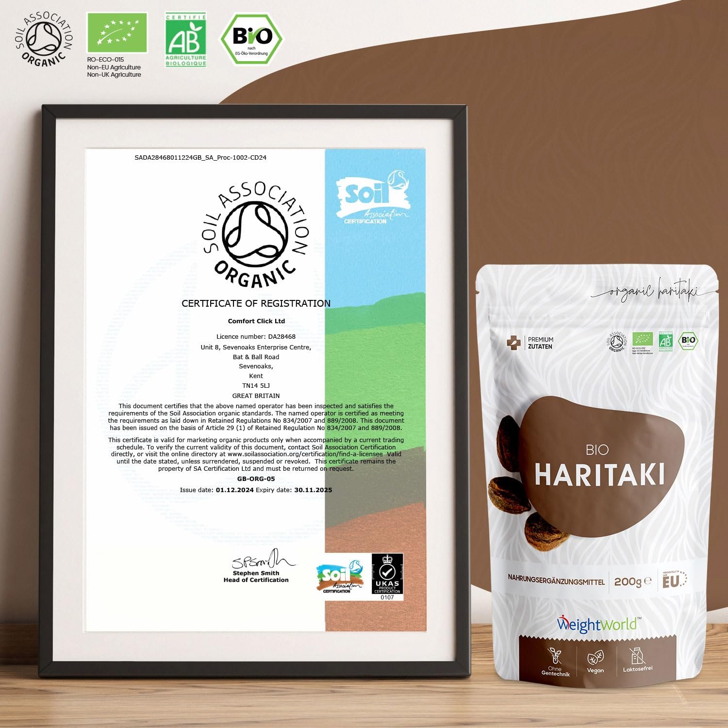 200g Haritaki pulver bio vegan ayurveda triphala alternative | WEIGHTWORLD