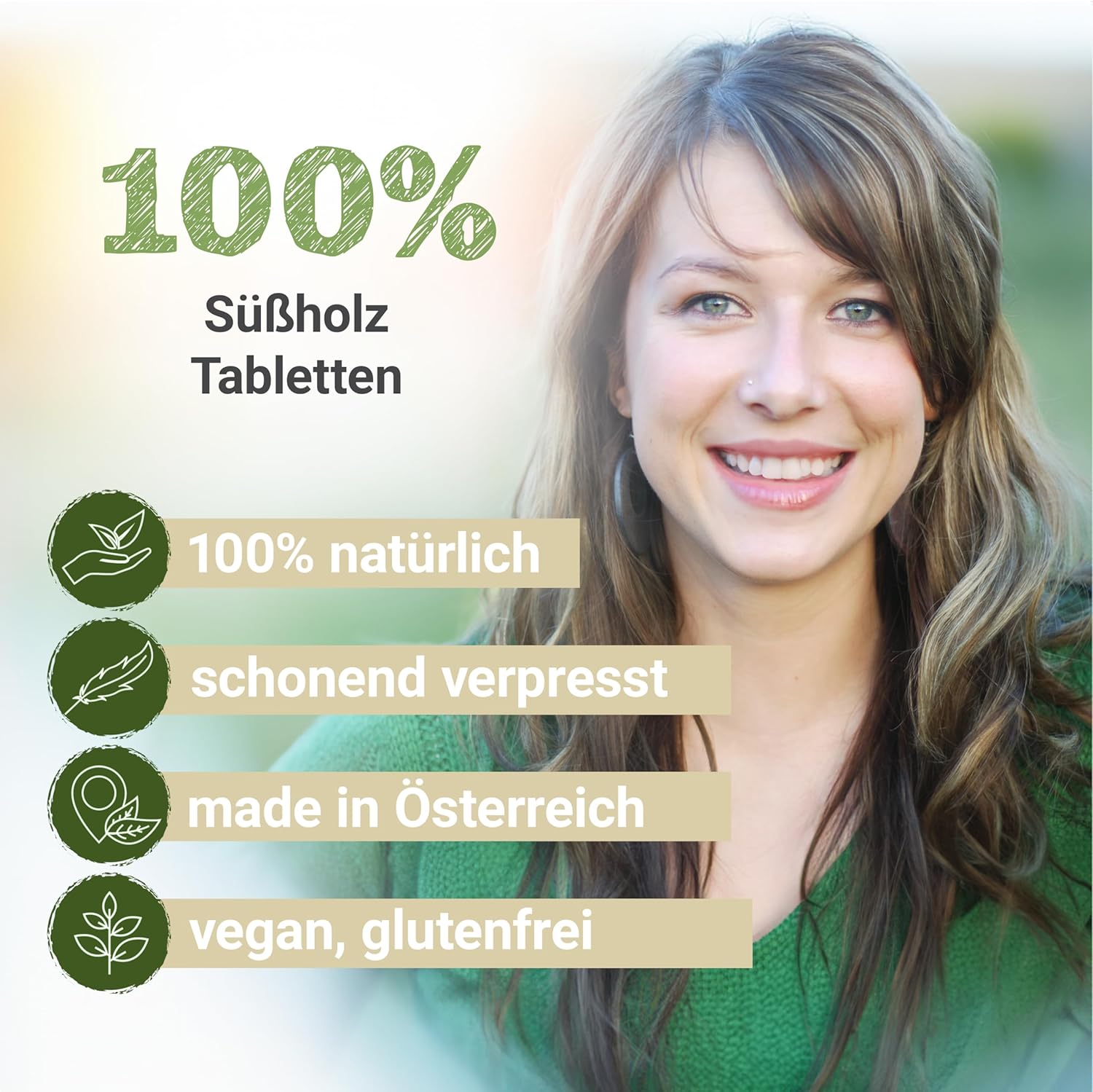 450 mg süßholz tabletten – Premium Qualität – Vegan – Hergestellt in Österreich