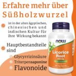 100 süßholz kapseln – 450 mg – Vegan, gluten- und sojafrei – Laborgeprüft