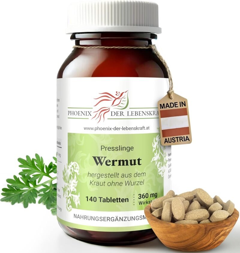 140 wermut tabletten 360mg artemisia absinthium vegan