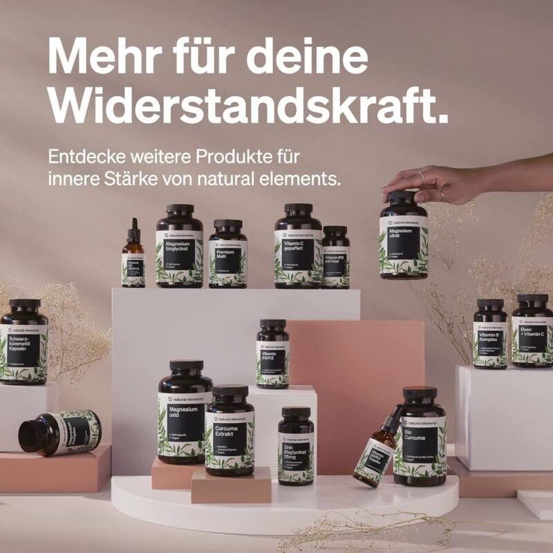 180 Acerola kapseln hochdosiert vegan mit vitamin c | Natural Elements
