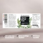 180 Tabletten Vitamin B12 Tabletten 500 µg hochdosiert vegan natural elements