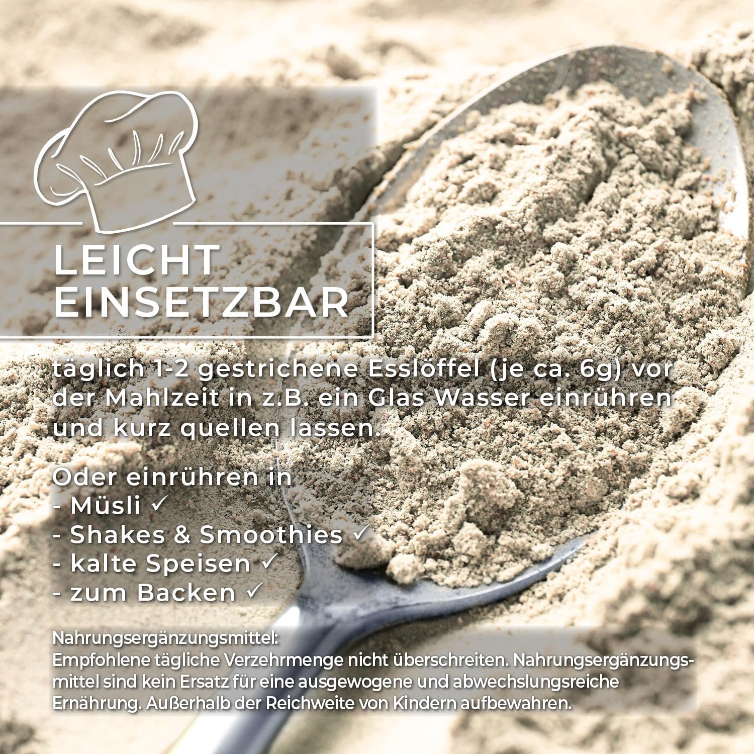 400 g Akazienfaser Pulver bio löslich & ballaststoffreich | GreatVita