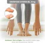 180 Tabletten Vitamin B6 Tabletten 25 mg hochdosiert vegan Greenfood