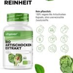 240 Kapseln Bio Artischocken Extrakt 1800 mg 2,5% Cynarin vegan Vit4ever