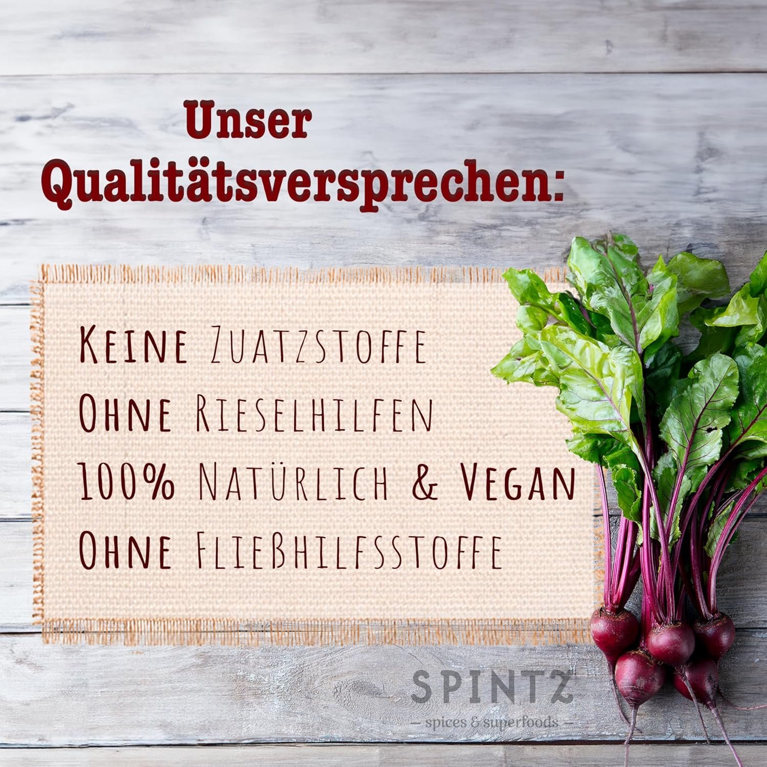 Rote beete kapseln 360 stück 720mg bio nachhaltig vegan | SPINTZ